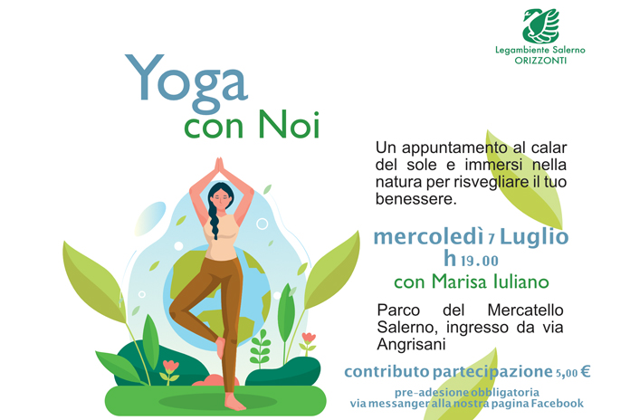 Circolo Legambiente Salerno “Orizzonti” organizza, “Yoga Con Noi”