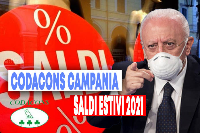 Codacons Campania: Saldi estivi 2021, la scelta sciagurata della Regione