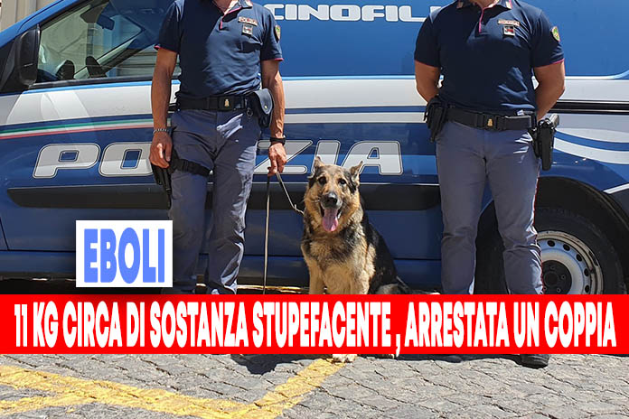 Eboli la casa della droga: arrestata coppia di spacciatori