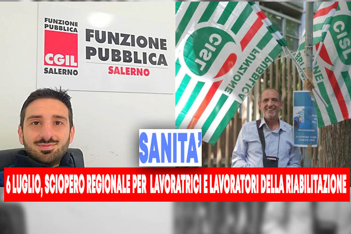 Campania. Proclamato lo sciopero da FP CGIL e CISL FP per i lavoratori della riabilitazione