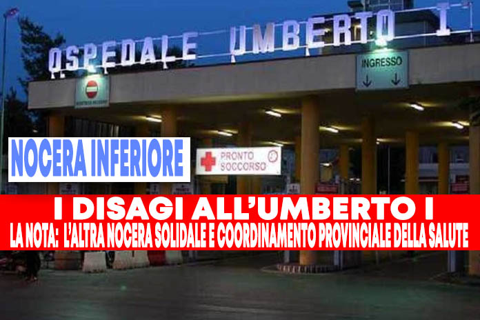 L’Altra Nocera Solidale e Coordinamento provinciale della Salute