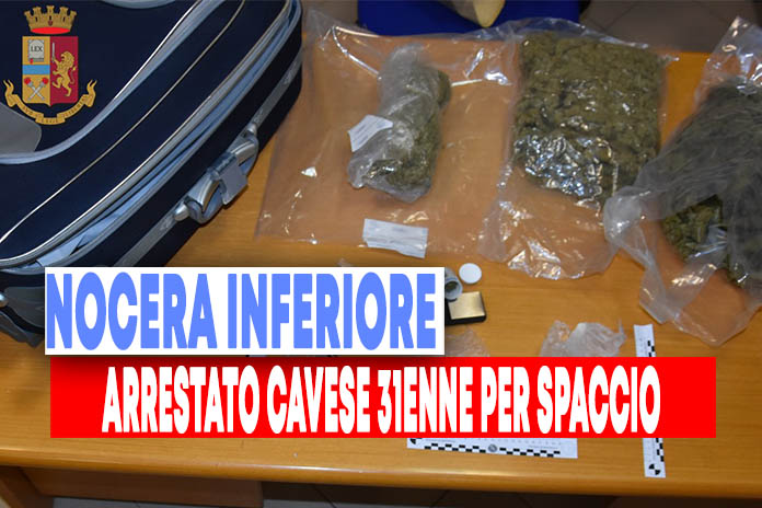 Arrestato spacciatore a Nocera, la droga nascosta ovunque, anche nelle scarpe da trekking