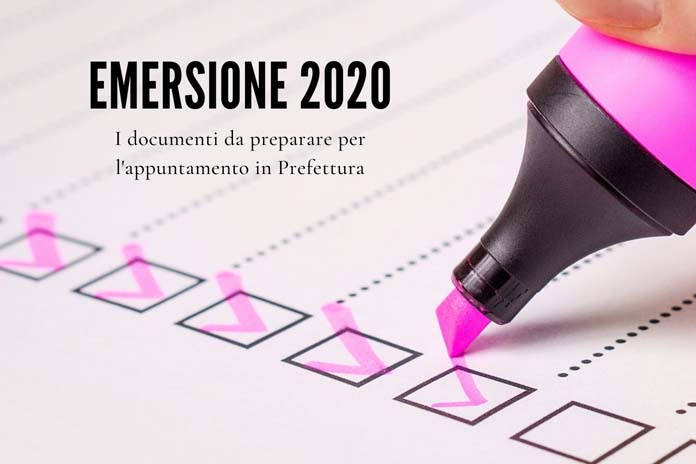 Prefettura di Salerno. OnLine “Emersione 2020” Domande e risposte sul lavoro irregolare