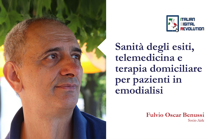 Sanità degli esiti, telemedicina e terapia domiciliare per pazienti in emodialisi