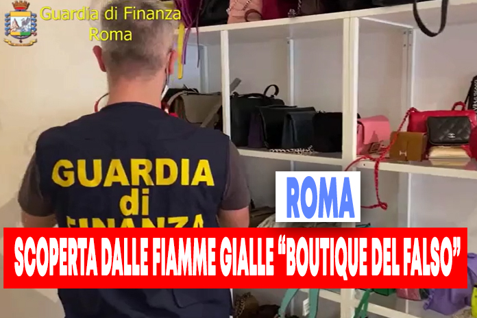 Scoperta “boutique del falso”, 600 articoli contraffatti tra i clienti personaggi dello spettacolo