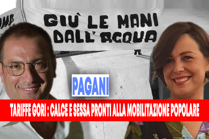 Tariffe Gori aumentate del 31%. Calce e Sessa pronti alla mobilitazione popolare.