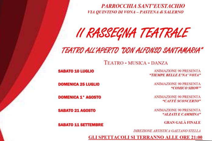 Salerno. In scena alla parrocchia Sant’Eustacchio, la II Rassegna teatrale