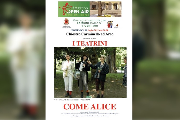 Pagani. “Come Alice, i Teatrini”: Casa Babylon Teatro al Chiostro Carminello ad Arco