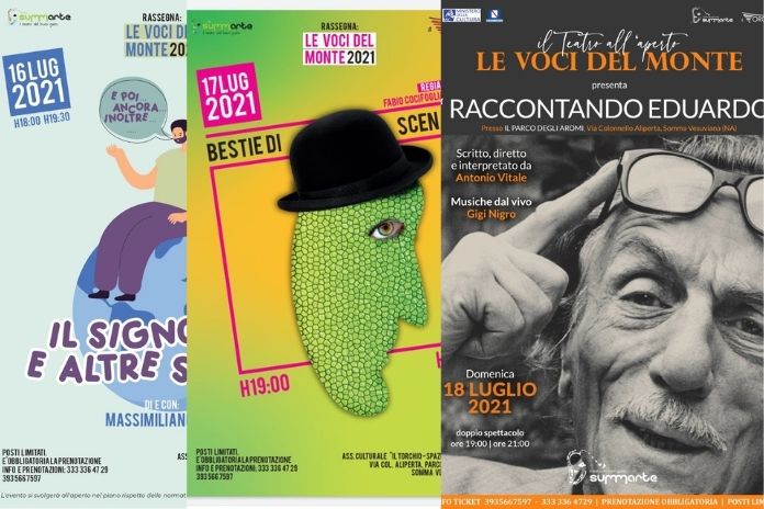Somma Vesuviana. “Le voci del monte 2021”: rassegna di teatro all’aperto