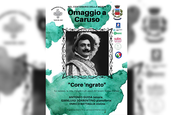Angri Città d’Arte. Omaggio musicale a Enrico Caruso nel centenario della morte