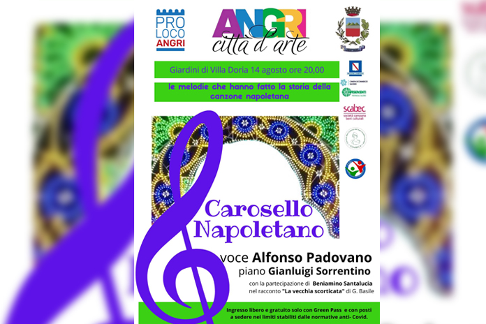 “Carosello Napoletano”, il musical nei Giardini di Villa Doria organizzato dalla Pro Loco