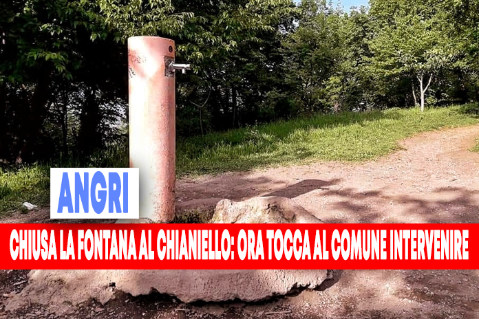 Gori, chiusa la “fontanella al Chianiello”