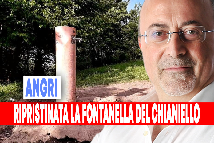 Angri. Ripristinata la “Fontanella del Chianiello”, l’annuncio del Sindaco Ferraioli
