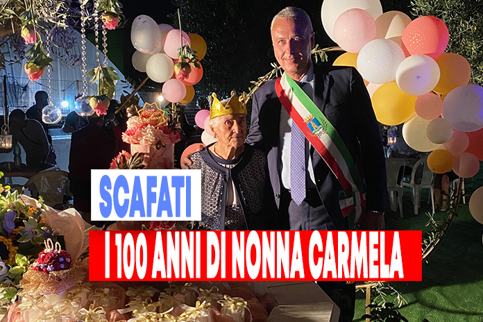 Scafati festeggia i cento anni della signora Carmela Buondonno