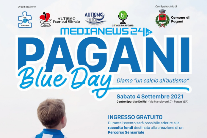 Pagani. Il 4 settembre Diamo un calcio all’autismo con il Pagani Blue Day