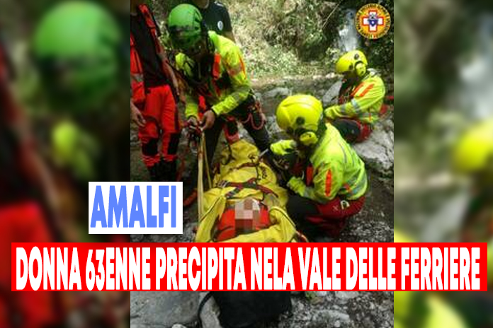 Amalfi, escursionista 63enne, precipita nella Valle delle Ferriere. Intervento del CNSAS della Campania