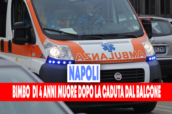 Tragedia a Napoli, bimbo precipita dal balcone e muore