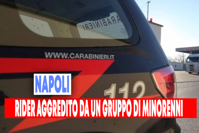 Aggredito a Napoli Rider da un gruppo di minorenni