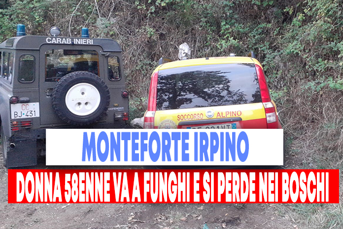 Va a funghi e si perde nei boschi: 58enne salvata dopo ore dal CNSAS
