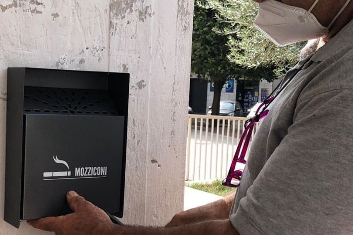 Roccapiemonte. Installati i raccoglitori per mozziconi