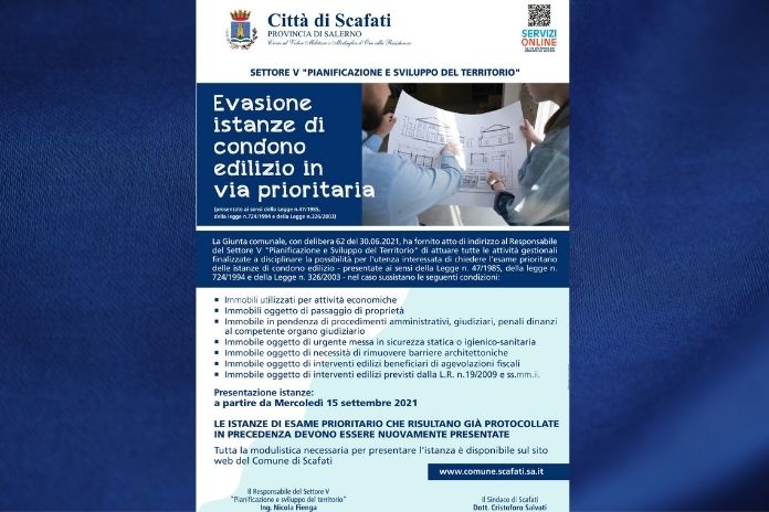 Scafati. Condono edilizio, via alle richieste di evasione delle istanze in via prioritaria