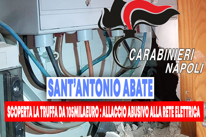 Sant’Antonio Abate. Panettiere ruba 105mila euro di corrente