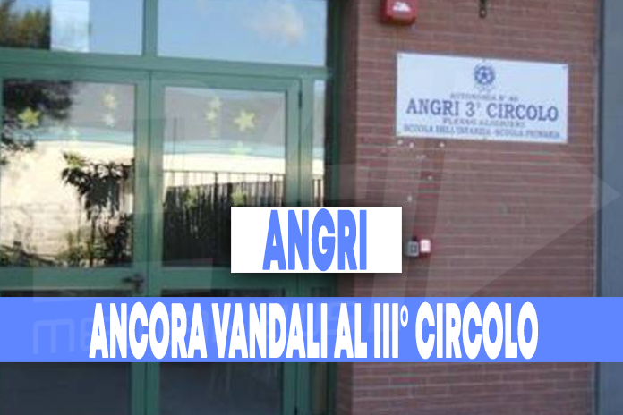Angri. Ennesimo atto di vandalismo ai danni del III° Circolo Taverna in via Nazionale, la nota del sindaco
