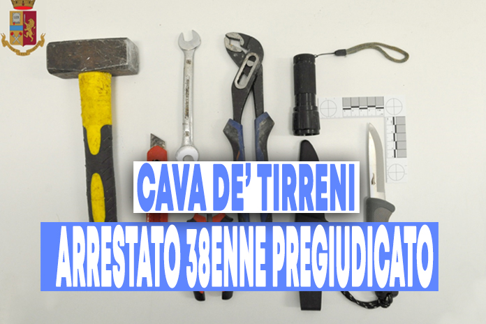 Cava de’Tirreni. Arrestato pregiudicato per tentata rapina