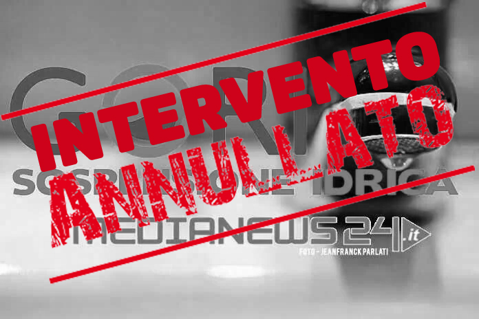 GORI. Annullato l’intervento in programma il 18/19 gennaio a SCAFATI