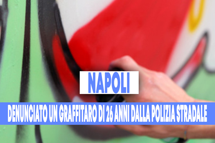 Imbrattamento e deturpamento sulla Tangenziale di Napoli: denunciato un graffitaro di 26 anni