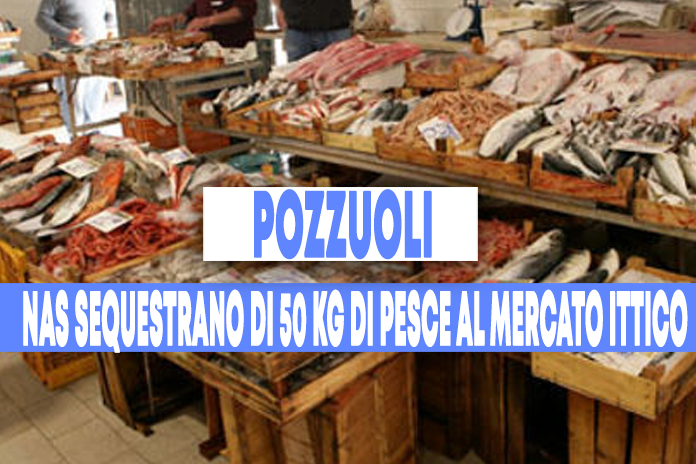 Blitz del Nas nel mercato ittico di Pozzuoli, sequestri e multe