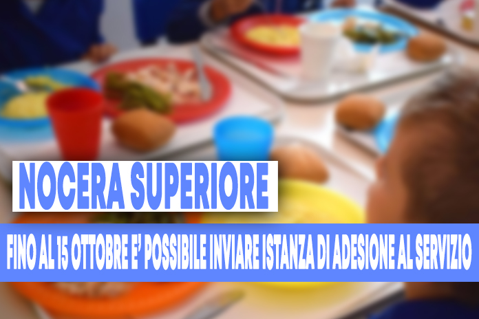 Nocera Superiore. Mensa scolastica pronta a ripartire: c’è tempo fino al 15 ottobre