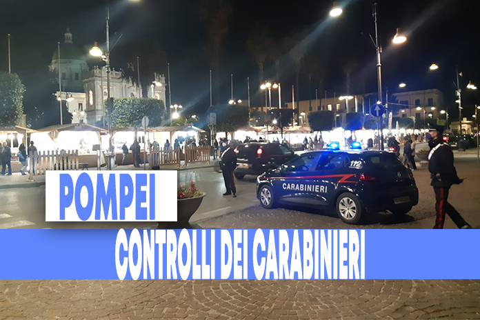 Pompei: Movida, controlli dei Carabinieri