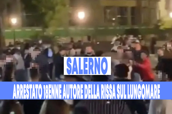 Salerno.Rissa lungomare arrestato 18enne