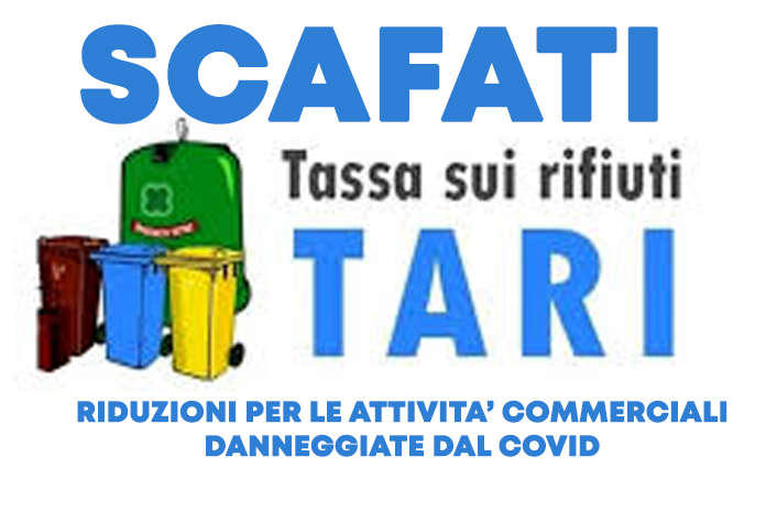 Scafati. TARI, riduzioni per le attività commerciali danneggiate dal Covid