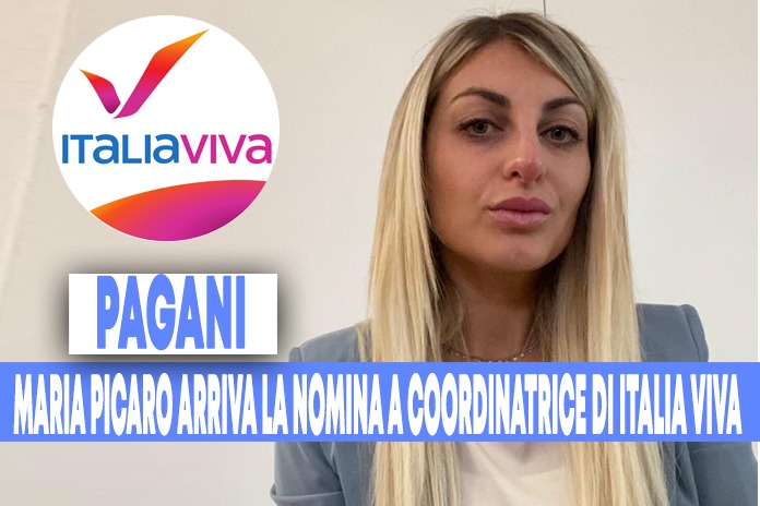 L’Avvocato Maria Picaro diventa coordinatrice di Italia Viva Pagani