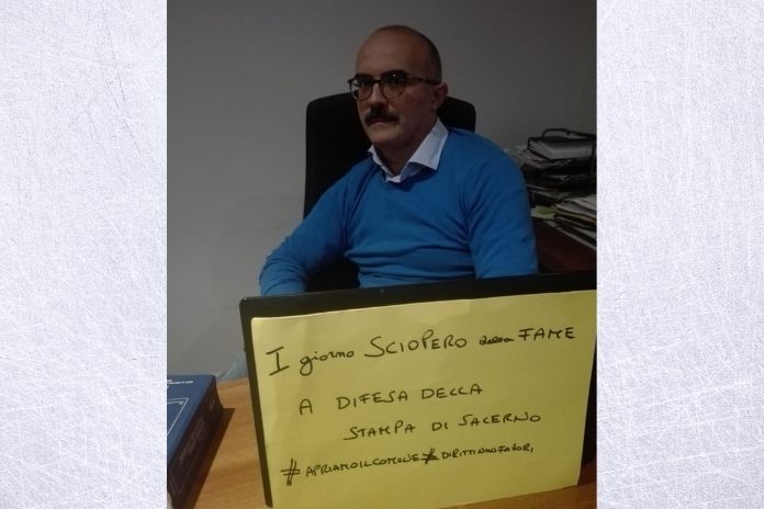 PRC Salerno. Sciopero della fame contro l’ attacco alla stampa da parte della giunta comunale