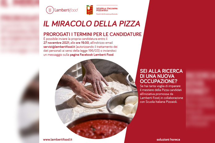Lamberti Food per il sociale, ecco l’iniziativa “Il miracolo della pizza”