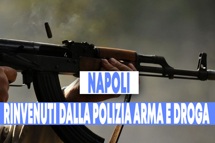 Operazione della Polizia in città: recuperato a Pianura una mitragliatrice AK47 e droga