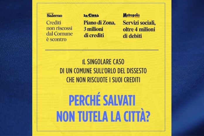 Scafati. Grimaldi: “Il Comune non riscuote i suoi crediti, perché Salvati non tutela la città?”