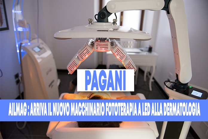 Pagani. AILMAG donazione apparecchio per la Fototerapia a LED alla Dermatologia dell’Ospedale A.Tortora