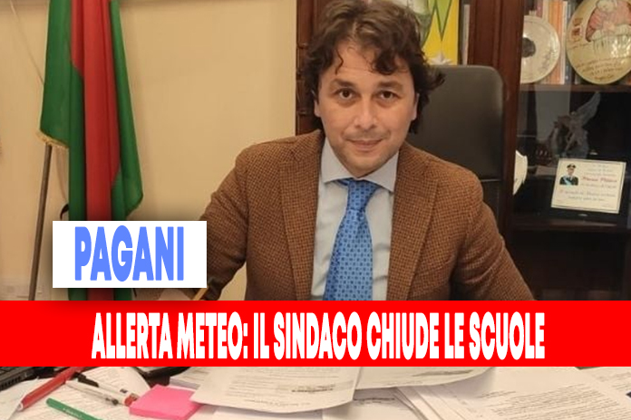 Allerta Meteo Arancione: Domani 27 novembre prorogata chiusura scuole a Pagani