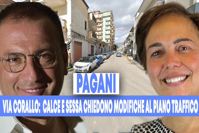 Pagani. Via Corallo, Calce e Sessa chiedono mofdifiche al piano traffico