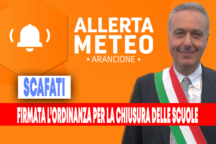 Scafati. Scuole chiuse per Allerta meteo Arancione