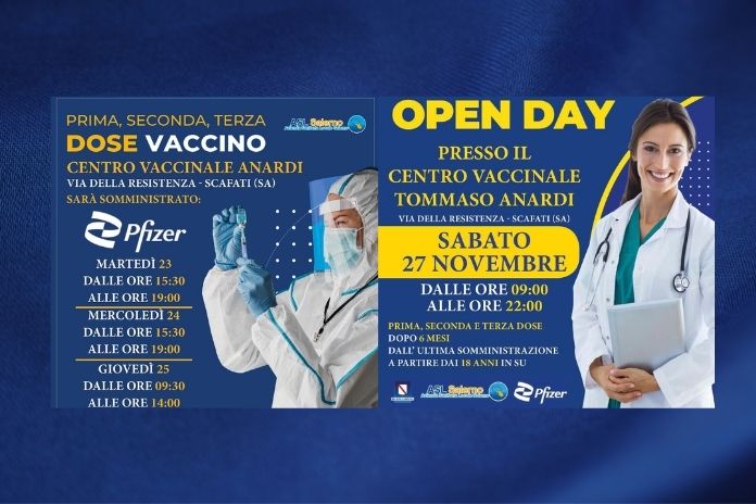 Scafati. Open day vaccini al centro Anardi: ecco quando