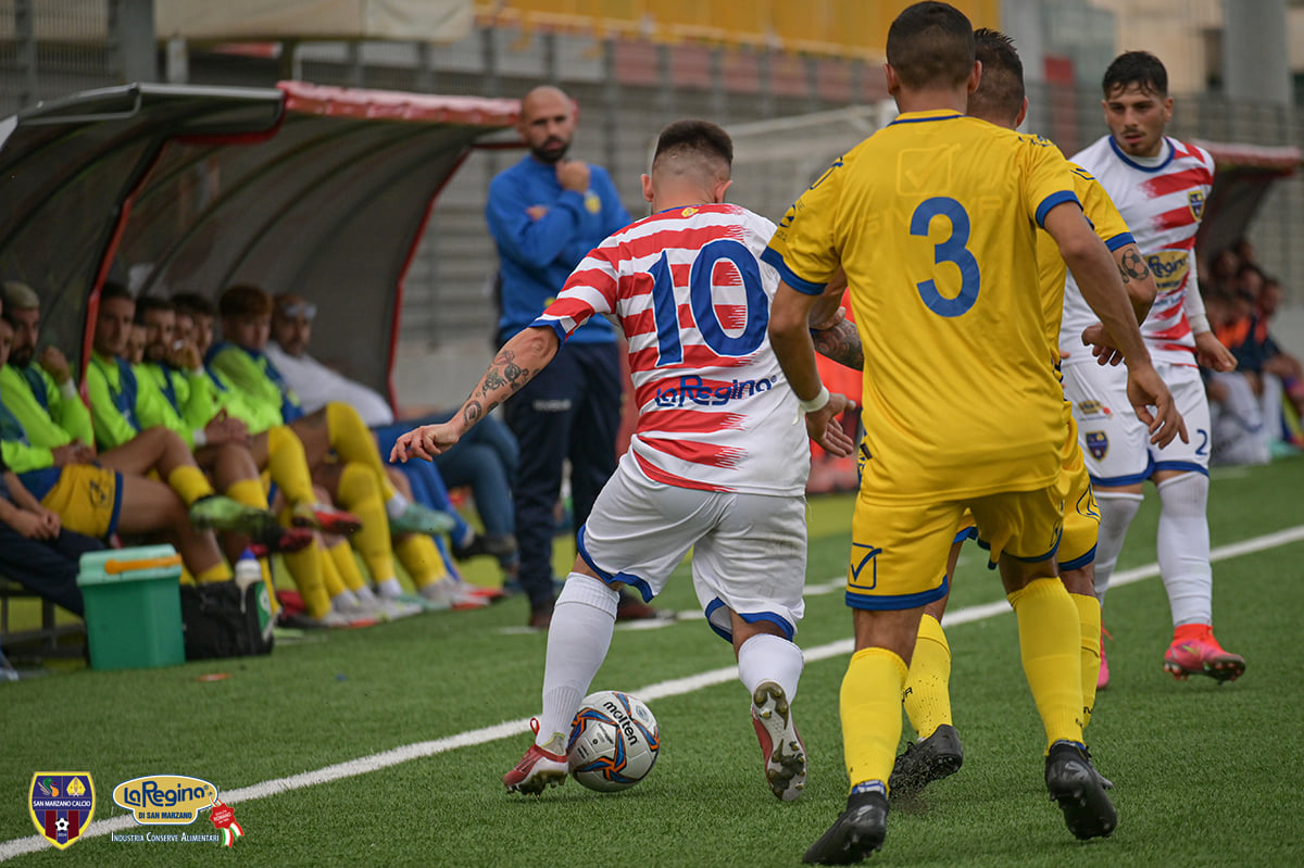 Eccellenza, il San Marzano asfalta la Scafatese e conquista il primato!