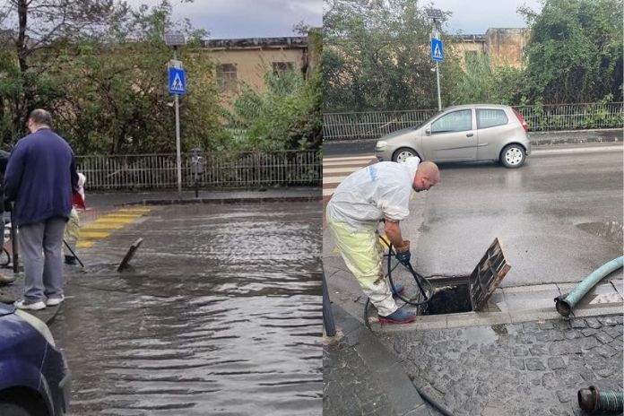 scafati via oberdan prima e dopo