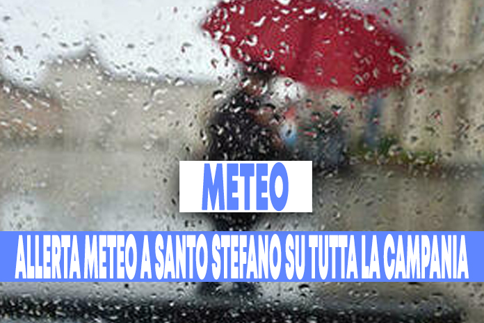 Allerta meteo nel giorno di Santo Stefano