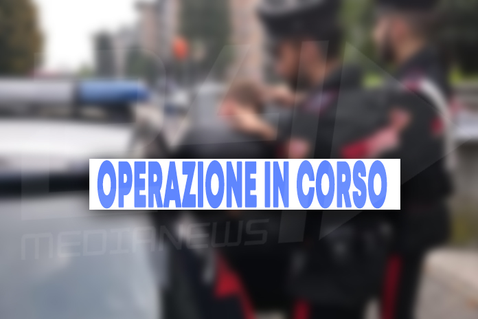 Carabinieri. Operazione in corso