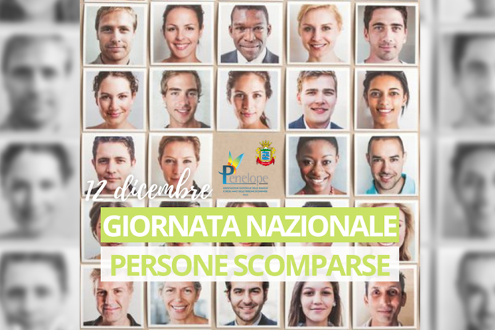 Giornata del 12 dicembre dedicata agli “Scomparsi”